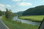 The New River for fishing, tubing, and canoeing