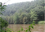 The New River for fishing, tubing, and canoeing