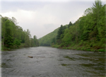 The New River for fishing, tubing, and canoeing